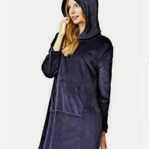 Women's Cozy Plush Sleep Lounger Hoodie-S/M